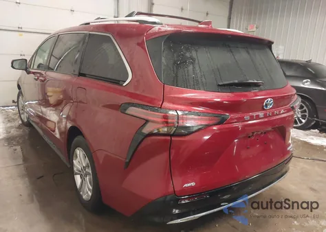 2024 Toyota Sienna Platinum из США, поврежденный, VIN 5TDESKFC6RS149407